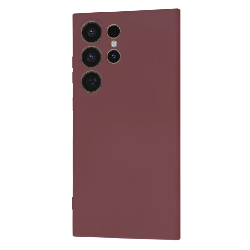 Husa silicon Samsung Galaxy S24 Ultra Techsuit SoftFlex MagSafe, bordo