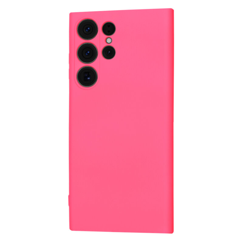 Husa silicon Samsung Galaxy S23 Ultra Techsuit SoftFlex MagSafe, fucsia