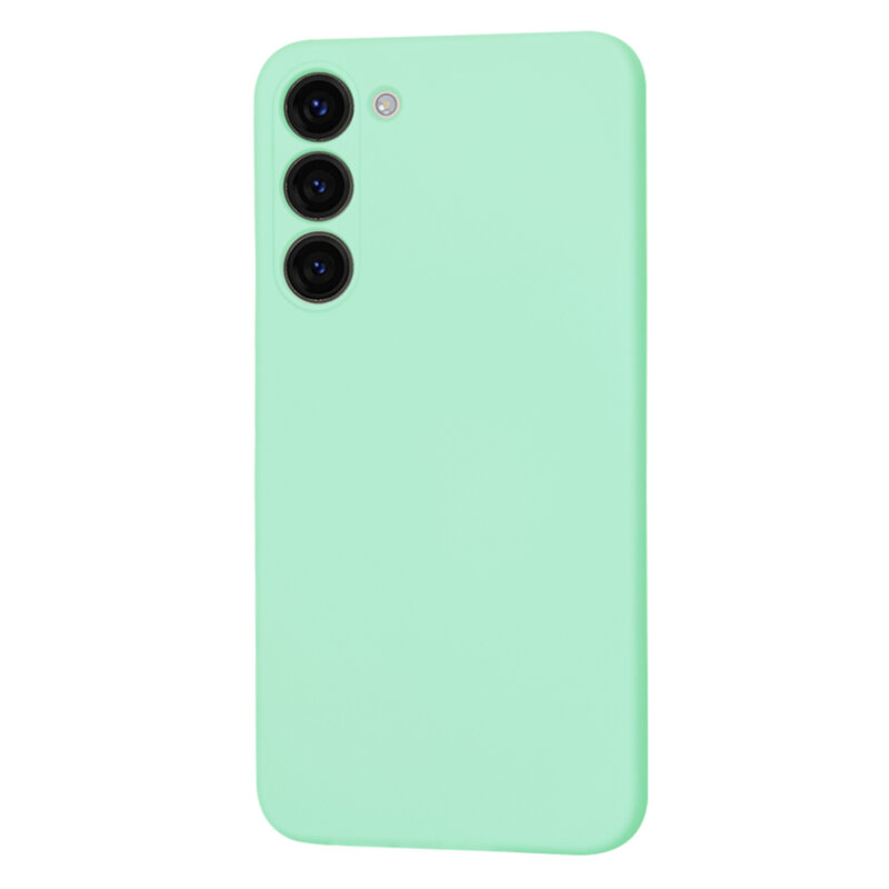 Husa silicon Samsung Galaxy S23 Plus Techsuit SoftFlex MagSafe, verde deschis