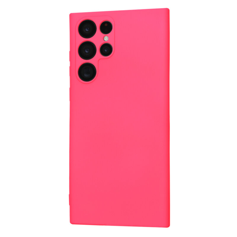 Husa silicon Samsung Galaxy S22 Ultra 5G Techsuit SoftFlex MagSafe, fucsia
