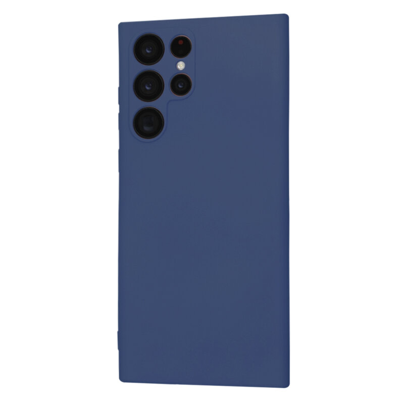 Husa silicon Samsung Galaxy S22 Ultra 5G Techsuit SoftFlex MagSafe, bleumarin