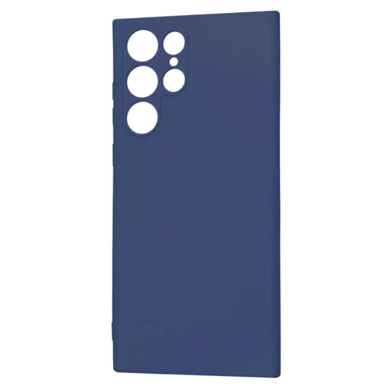 Husa silicon Samsung Galaxy S22 Ultra 5G Techsuit SoftFlex MagSafe, bleumarin