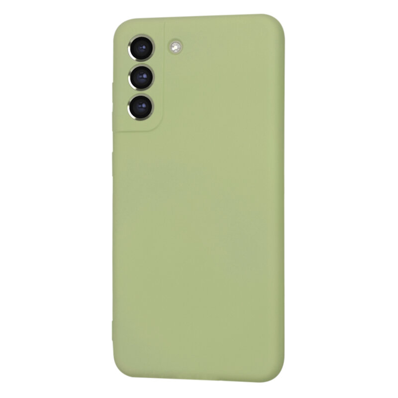 Husa silicon Samsung Galaxy S21 FE 5G Techsuit SoftFlex MagSafe, verde