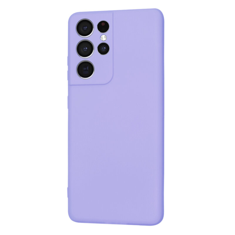 Husa silicon Samsung Galaxy S21 Ultra 5G Techsuit SoftFlex MagSafe, violet