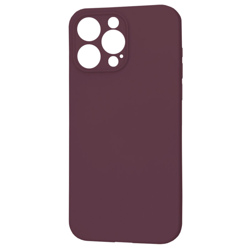 Husa silicon iPhone 15 Pro Max Techsuit SoftFlex MagSafe, bordo