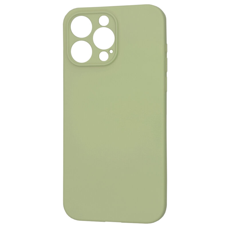 Husa silicon iPhone 15 Pro Max Techsuit SoftFlex MagSafe, verde