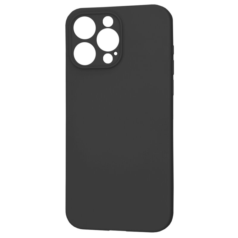 Husa silicon iPhone 15 Pro Max Techsuit SoftFlex MagSafe, negru