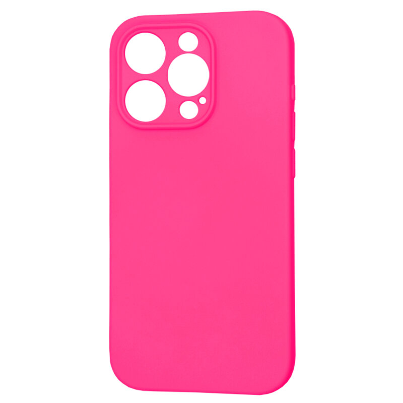 Husa silicon iPhone 15 Pro Techsuit SoftFlex MagSafe, fucsia