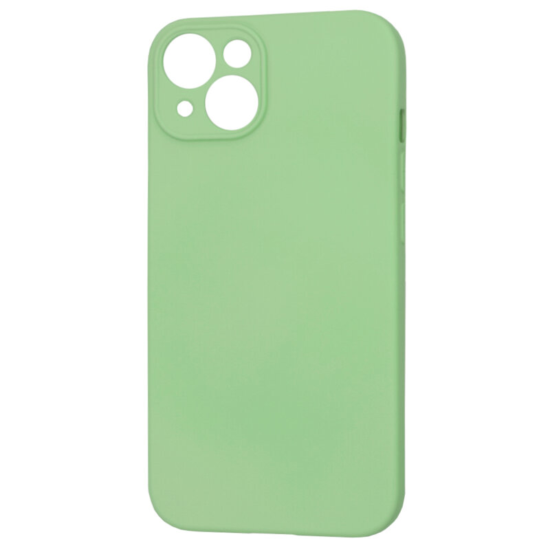 Husa silicon iPhone 15 Techsuit SoftFlex MagSafe, verde deschis