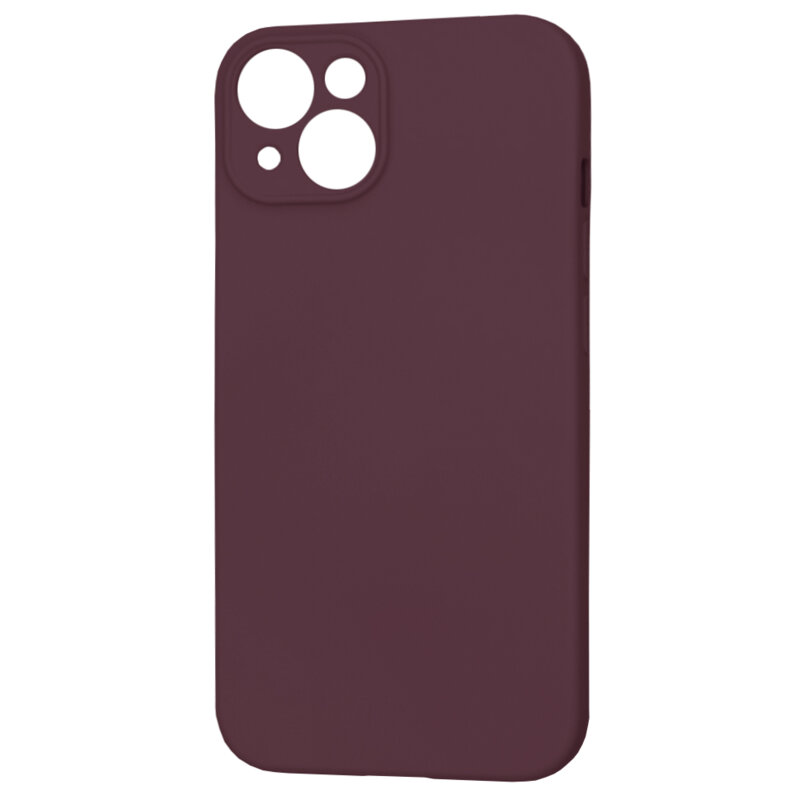 Husa silicon iPhone 15 Techsuit SoftFlex MagSafe, bordo