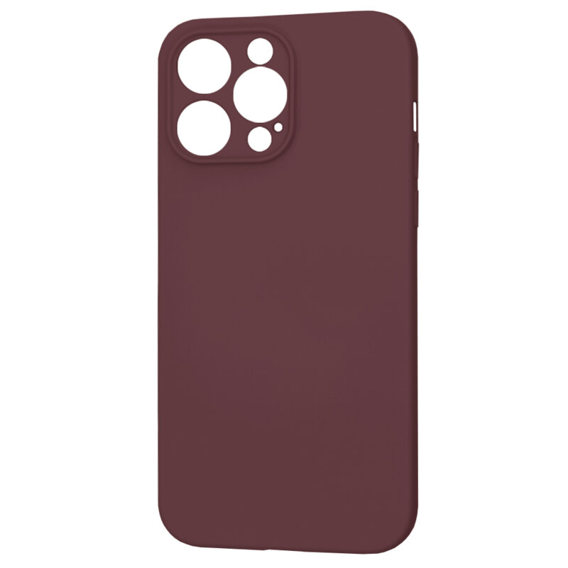Husa silicon iPhone 14 Pro Max Techsuit SoftFlex MagSafe, bordo