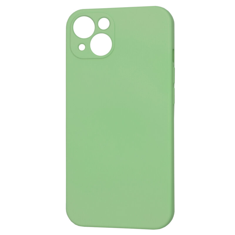 Husa silicon iPhone 13 Techsuit SoftFlex MagSafe, verde deschis