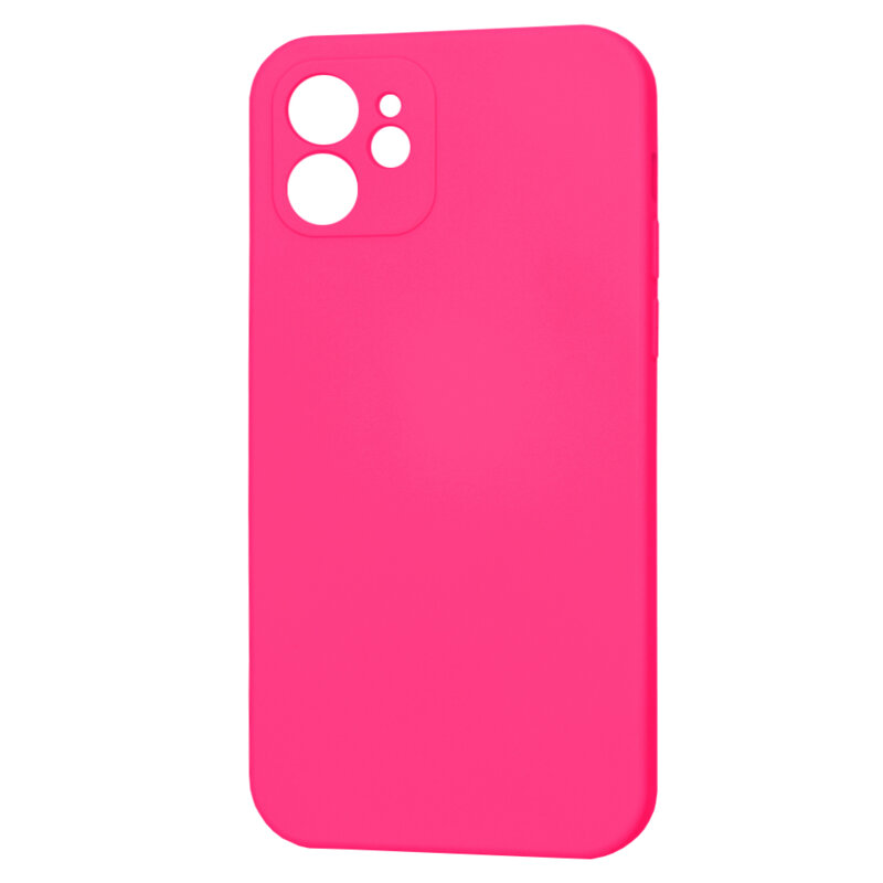 Husa silicon iPhone 12 Techsuit SoftFlex MagSafe, fucsia