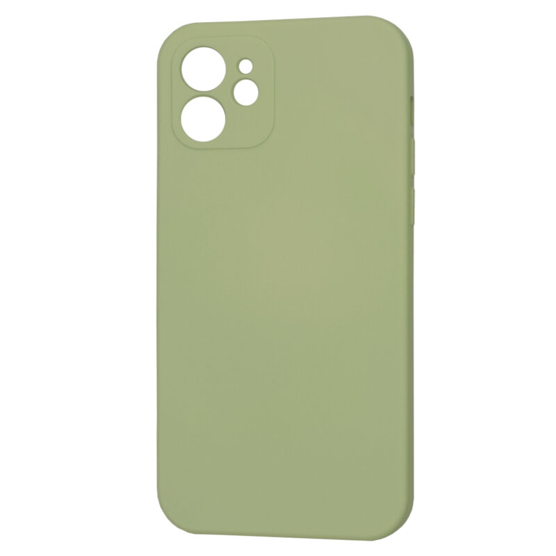 Husa silicon iPhone 12 Techsuit SoftFlex MagSafe, verde