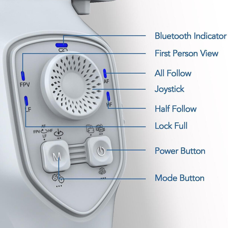 Gimbal premium Bluetooth pentru telefon Techsuit, L7C Pro Plus