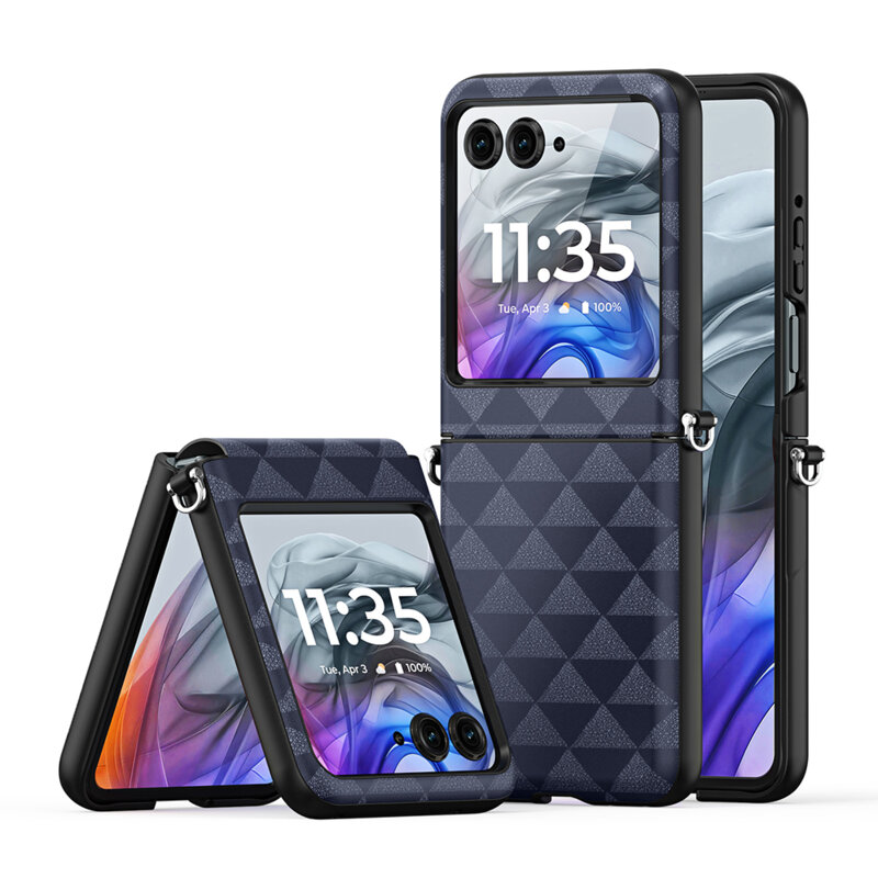 Husa Motorola Razr 50 Dux Ducis Fitt, albastru