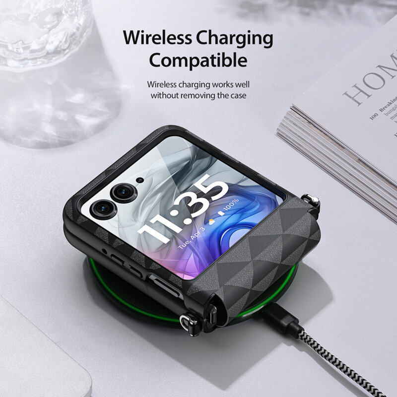 Husa Motorola Razr 50 Dux Ducis Fitt, albastru