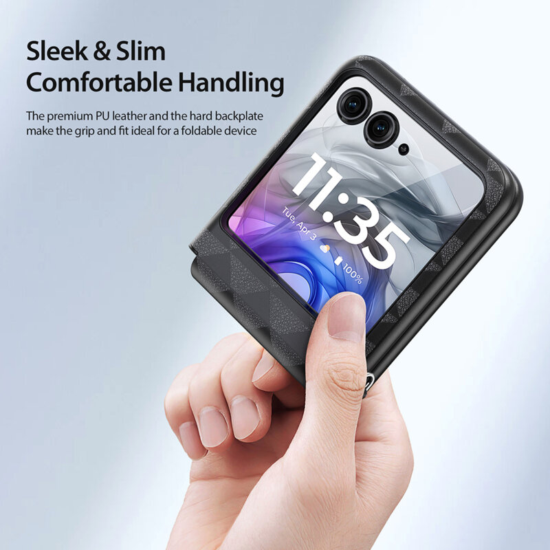 Husa Motorola Razr 50 Dux Ducis Fitt, albastru