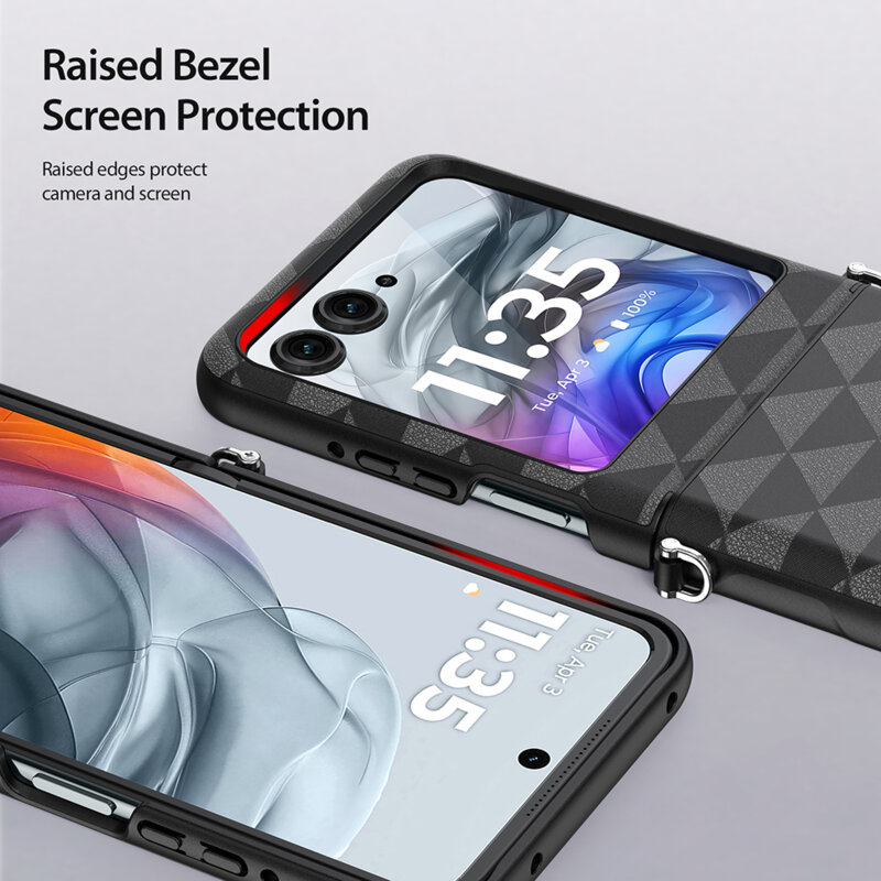 Husa Motorola Razr 50 Dux Ducis Fitt, albastru