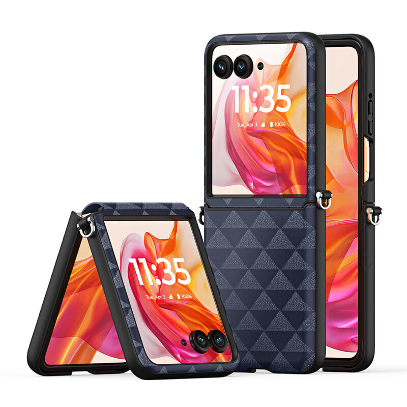 Husa Motorola Razr 50 Ultra Dux Ducis Fitt, albastru