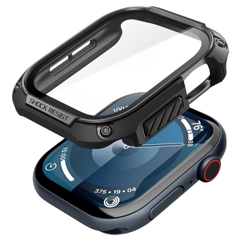 Husa Apple Watch 10 46mm Spigen Tough Armor, negru