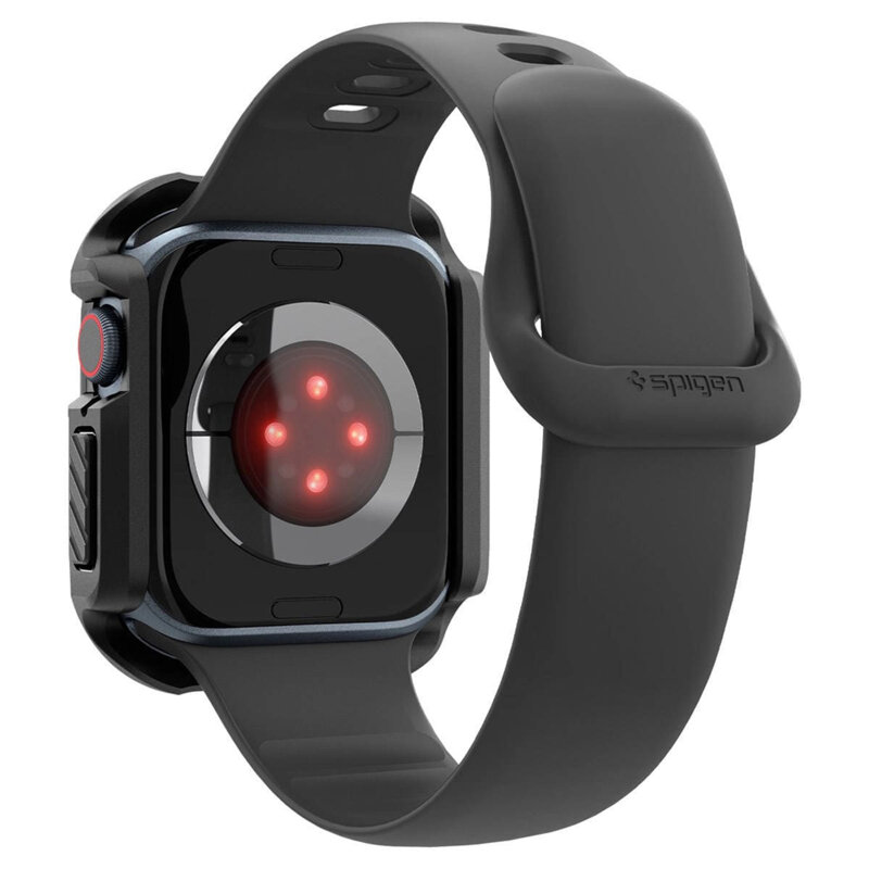 Husa Apple Watch 10 46mm Spigen Tough Armor, negru