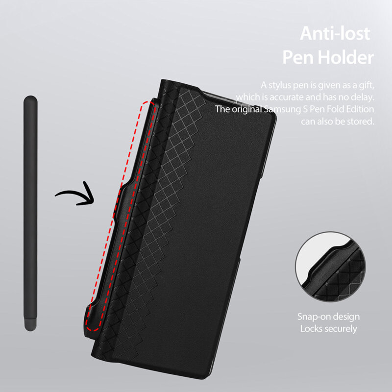 Husa Samsung Galaxy Z Fold6 Dux Ducis Bril Pen, negru