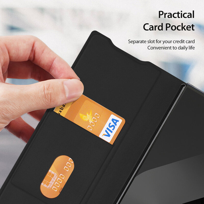 Husa Samsung Galaxy Z Fold6 Dux Ducis Bril Pen, negru