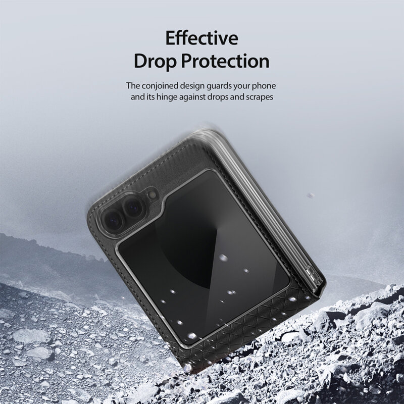 Husa Samsung Galaxy Z Flip6 Dux Ducis Bril, roz