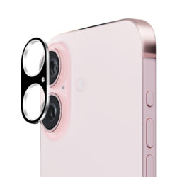 Folie camera iPhone 16 Techsuit Full Glass, negru