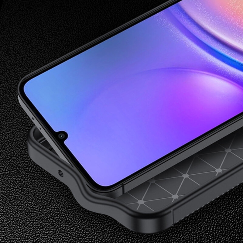 Husa Samsung Galaxy A06 Techsuit CarbonFiber, negru