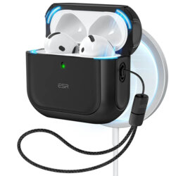Husa Apple AirPods 4 ESR Orbit Hybrid HaloLock, negru
