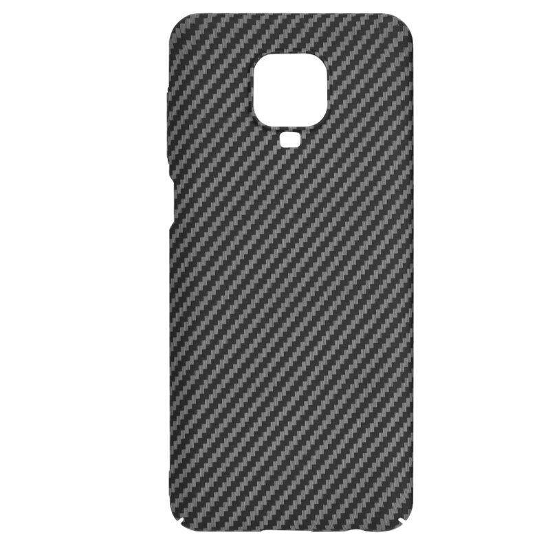 Husa Xiaomi Redmi Note 9 Pro Techsuit Carbonite FiberShell, negru