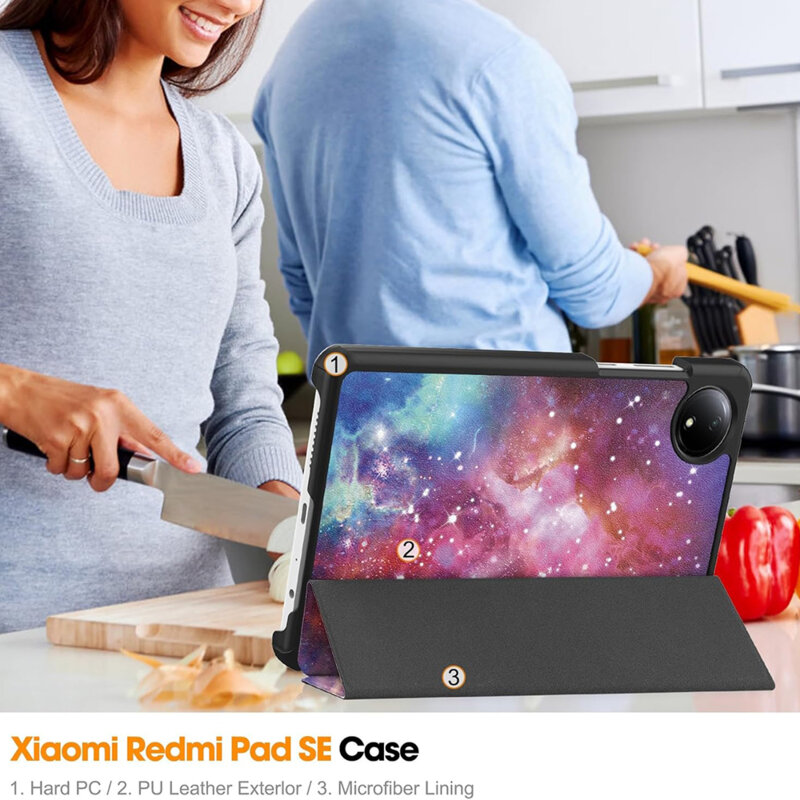 Husa Xiaomi Redmi Pad SE 8.7 Techsuit FoldPro, Galaxy