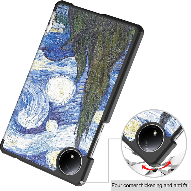 Husa Xiaomi Redmi Pad SE 8.7 Techsuit FoldPro, Starry Night