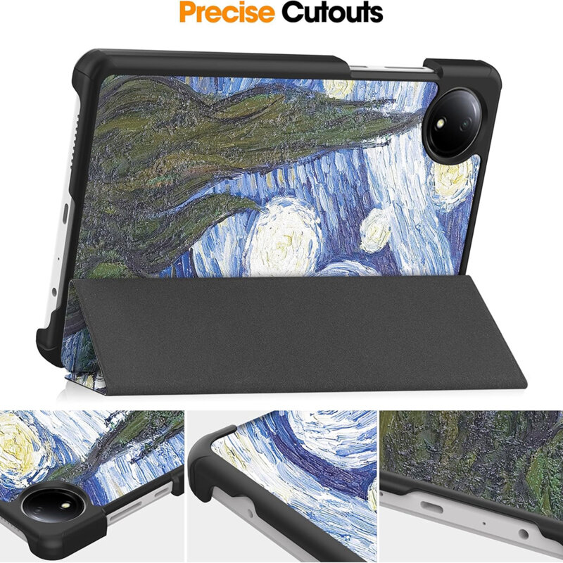 Husa Xiaomi Redmi Pad SE 8.7 Techsuit FoldPro, Starry Night