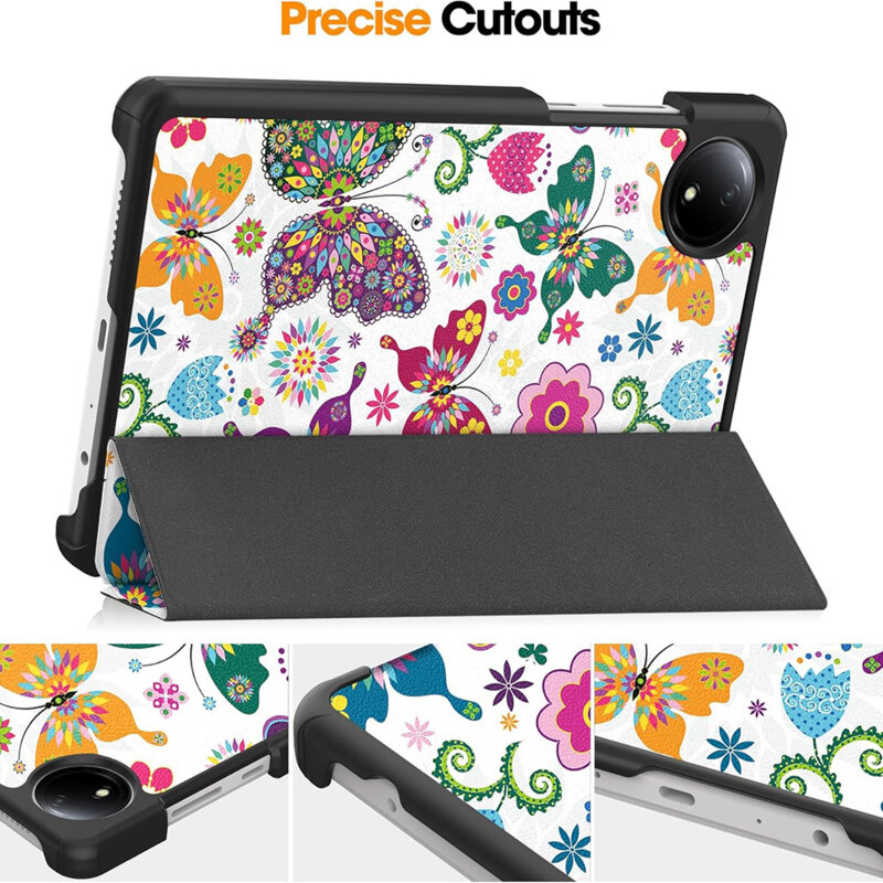 Husa Xiaomi Redmi Pad SE 8.7 Techsuit FoldPro, Butterfly