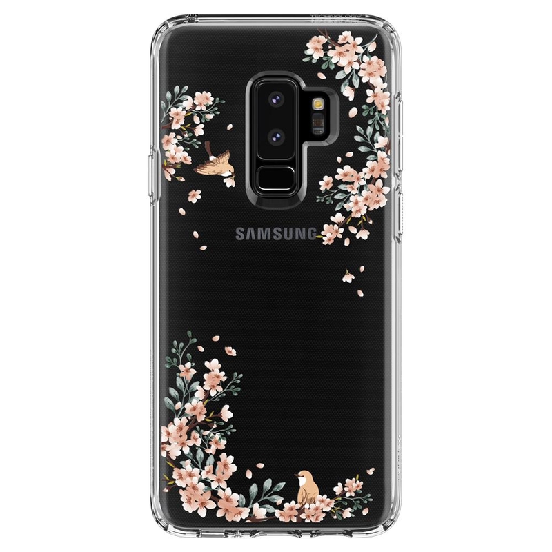 Bumper Samsung Galaxy S9 Plus Spigen Liquid Crystal Blossom - Nature