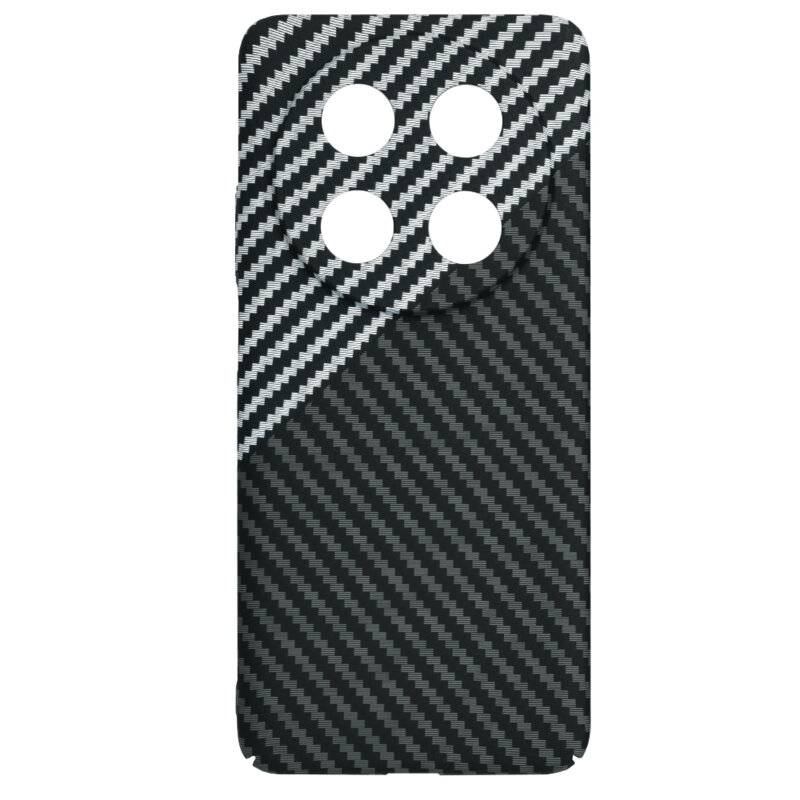 Husa Huawei nova 12i Techsuit Carbonite FiberShell, gri