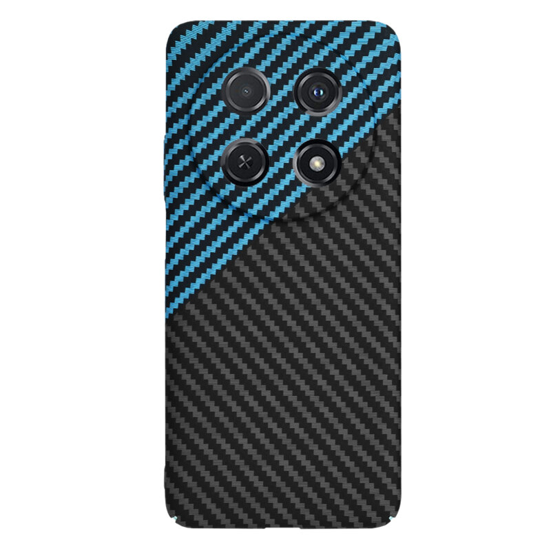 Husa Huawei nova 12i Techsuit Carbonite FiberShell, bleu
