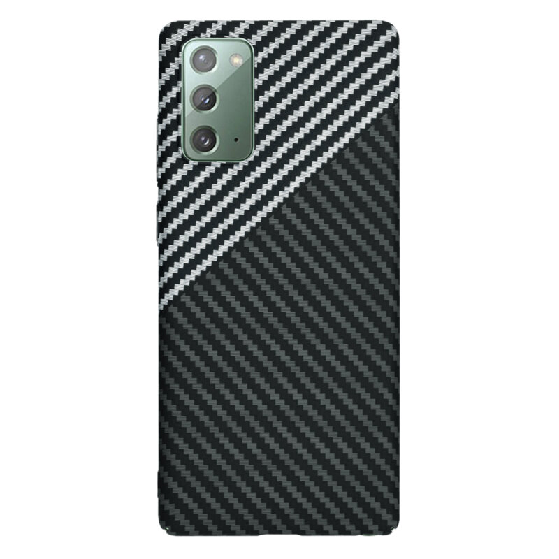 Husa Samsung Galaxy Note 20 5G Techsuit Carbonite FiberShell, gri