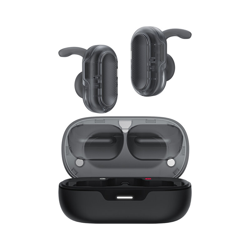 Casti Type-C Bluetooth 5.3, IPX4, Acefast FA003, 500mAh, negru