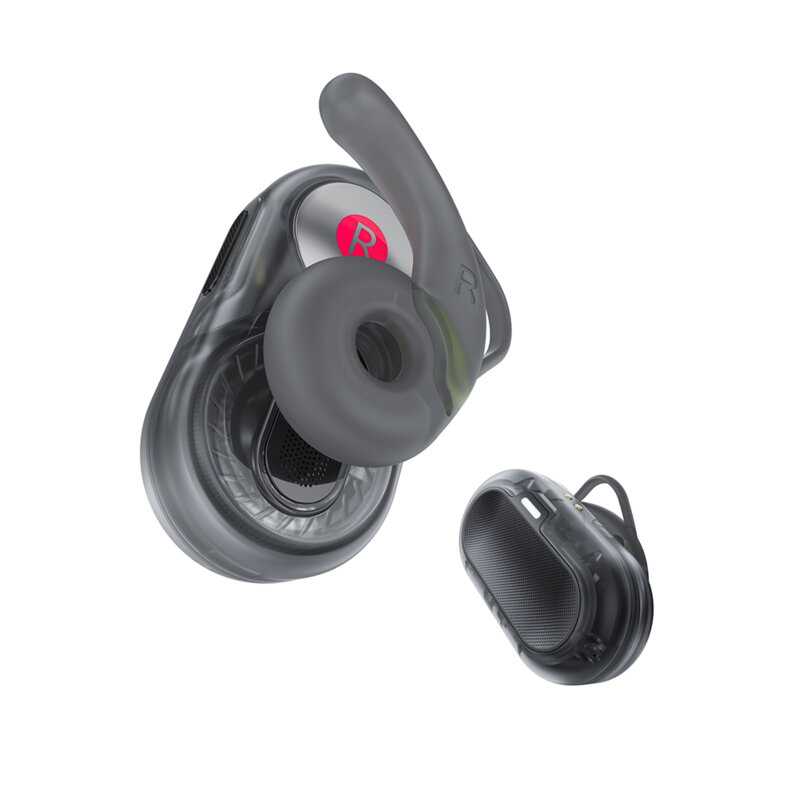 Casti Type-C Bluetooth 5.3, IPX4, Acefast FA003, 500mAh, negru