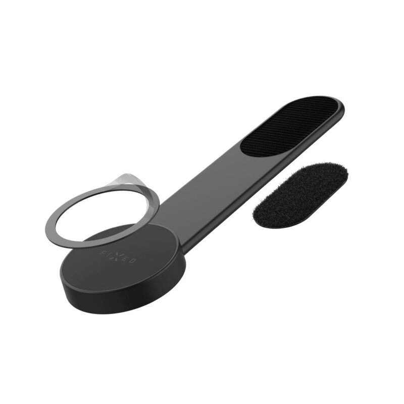 Suport telefon auto flexibil, cu magnet Fixed, negru, FIXMFP-BK