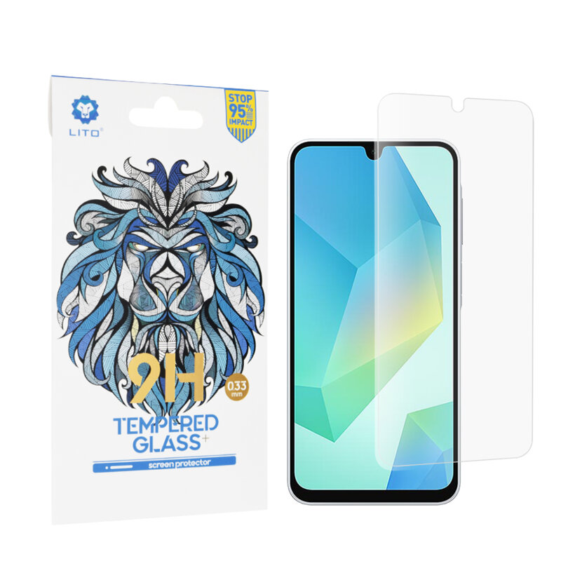 Folie sticla Samsung Galaxy A16 Lito 9H Tempered Glass, transparenta
