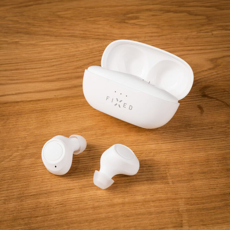 Casti True Wireless in-ear Bluetooth Fixed, alb, FIXBDS-WH
