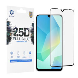 Folie sticla Samsung Galaxy A16 Lito 2.5D Full Glue, negru
