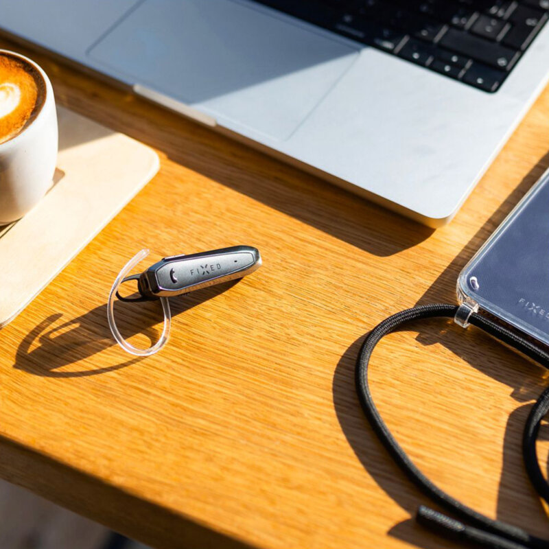 Casca wireless Bluetooth cu microfon Fixed, negru, FIXTLK2-BK