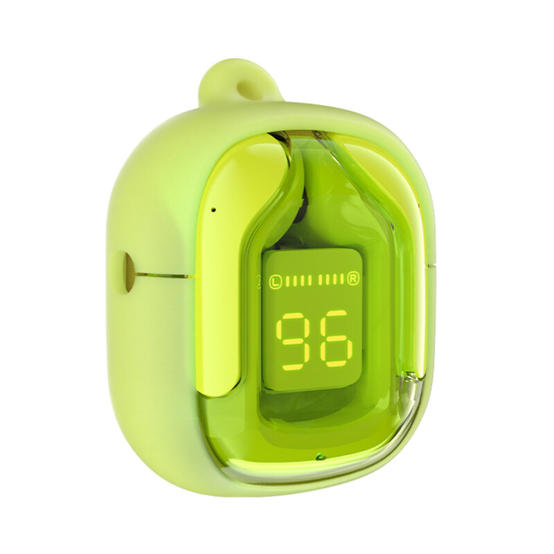 Casti True Wireless Type-C, IPX4, Acefast T6, 500mAh, verde