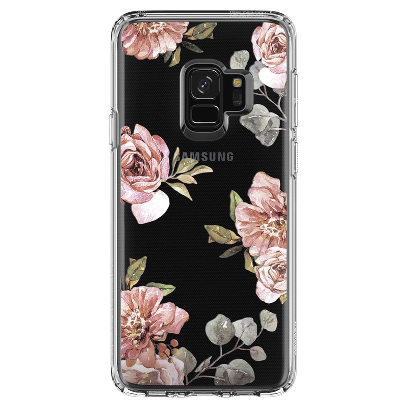 Bumper Samsung Galaxy S9 Spigen Liquid Crystal Blossom - Flower